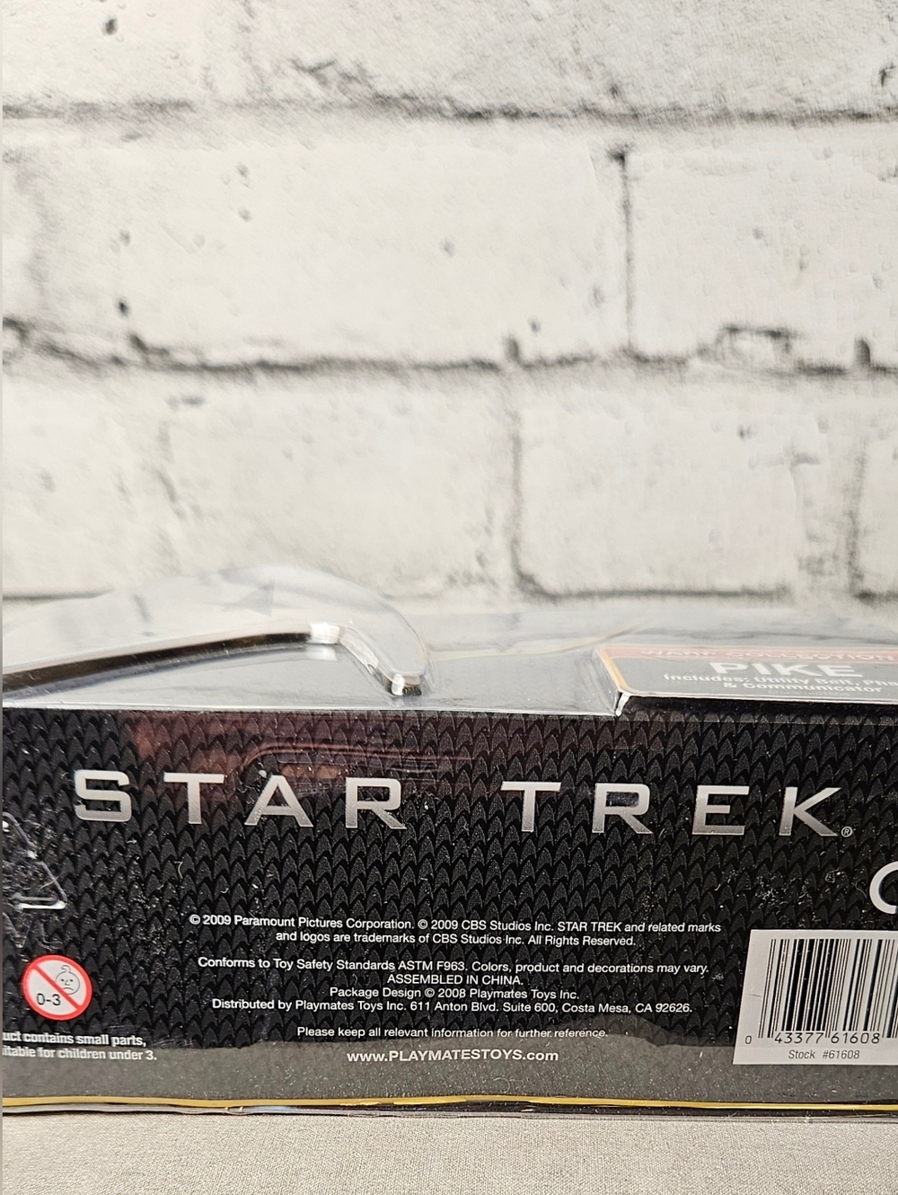 Star Trek 2009 Captain Pike Figure Warp Collection NIB Playmates - Picture 9 of 10